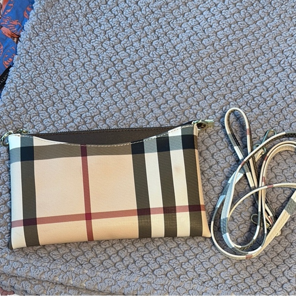 Stylish Plaid Crossbody Bag